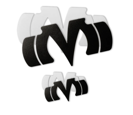 M STICKERS (6" & 3")