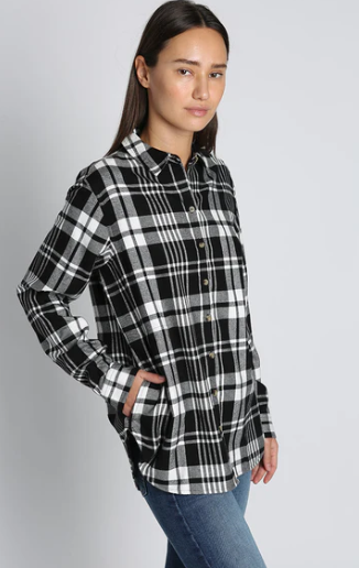 JACHS GF Tan Plaid Flannel