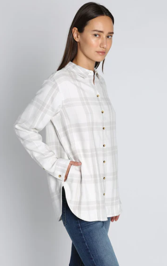 JACHS GF Tan Plaid Flannel