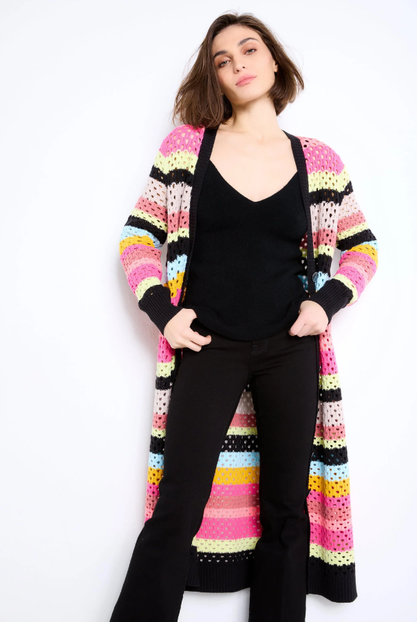 STRIPE OUT DUSTER