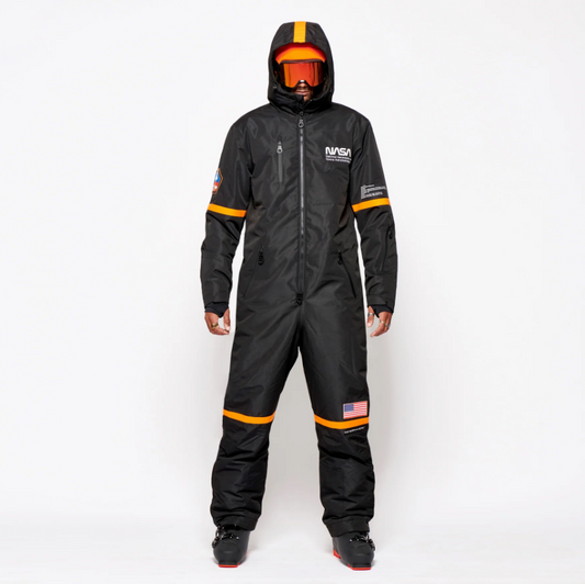 Men's Snow Suit, Black NASA