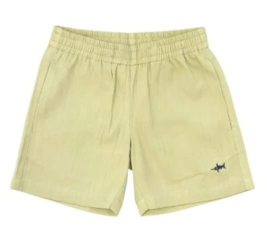 NAPLES ELASTIC WAIST SHORTS KHAKI
