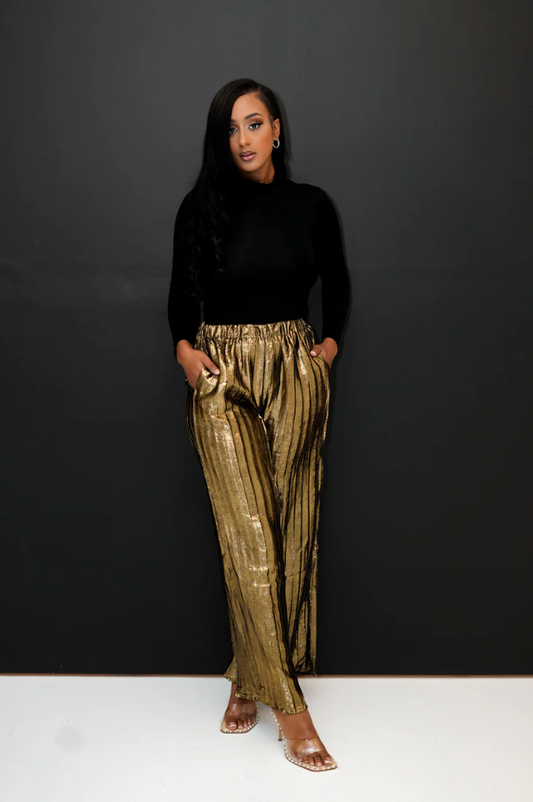 24K Metallic Pants