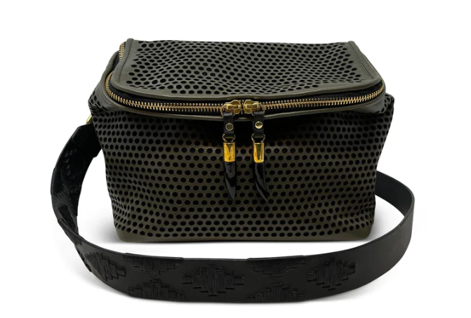 Mini Rough Night Crossbody - Olive Super Perf
