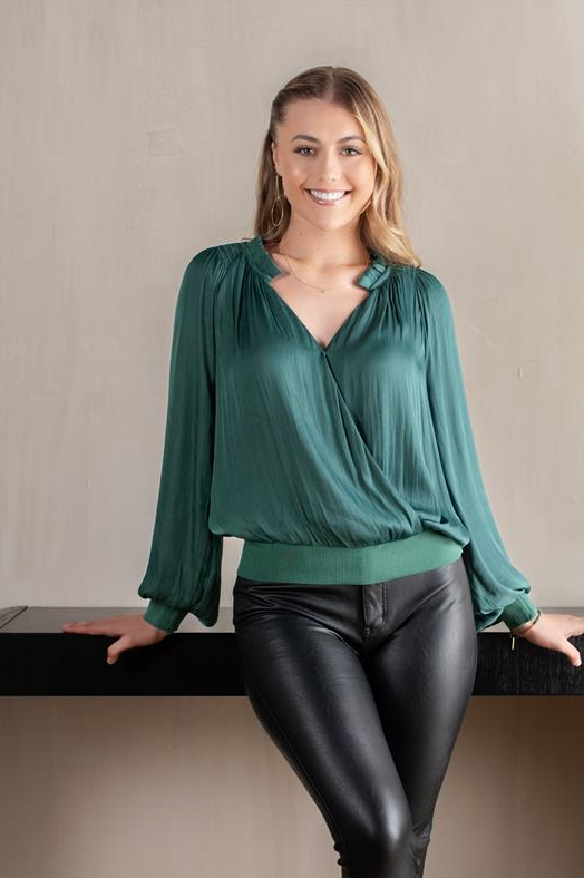 *Annie Satin Top