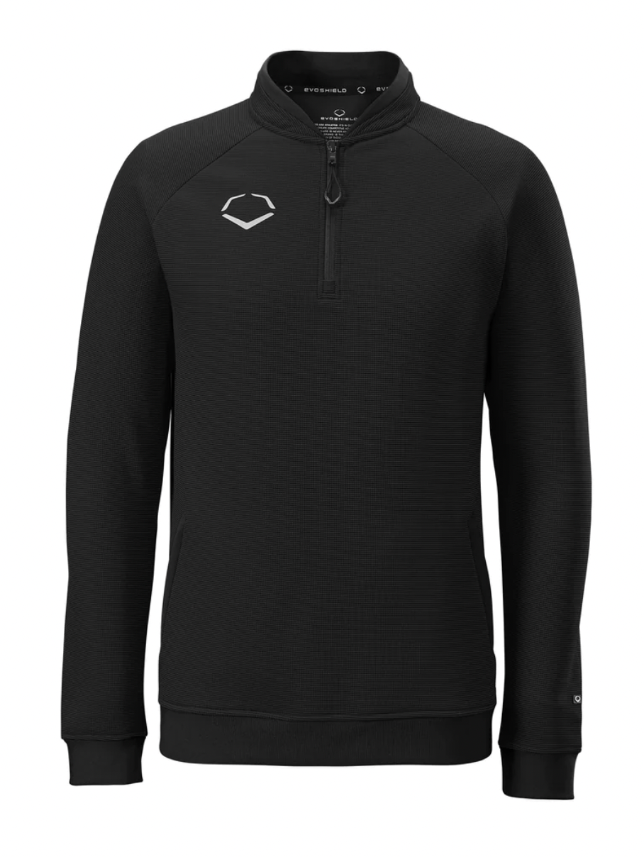 Evoshield Men's Pro Team Heater Fleece Quarter Zip Black