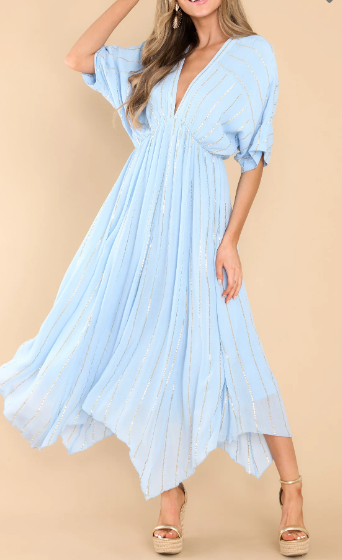 Always Shimmering Maxi Dress