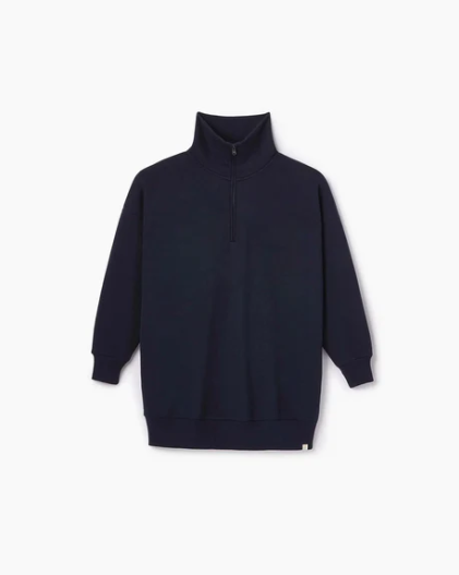 Warm Core Oversize Half Zip