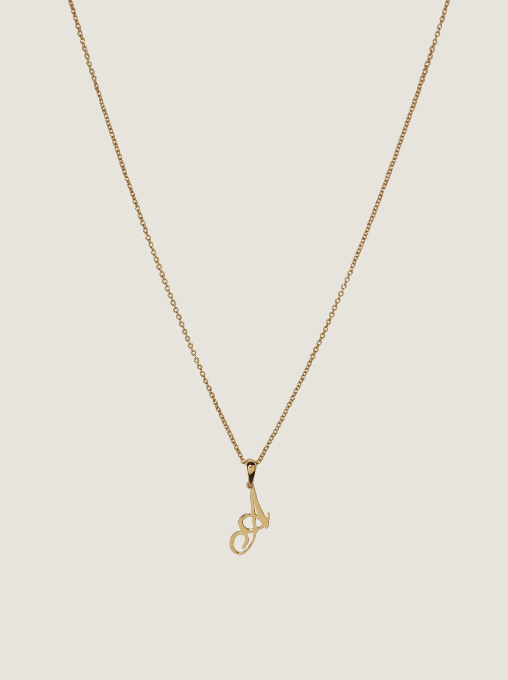 Love Letter Charm Necklace - Rolo Chain