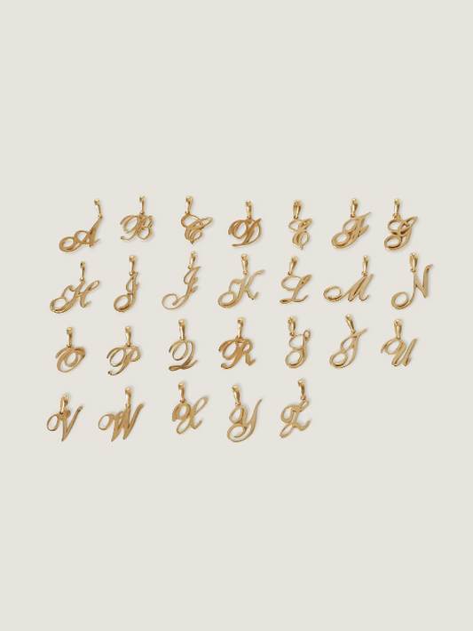 Love Letter Charm Necklace - Rolo Chain