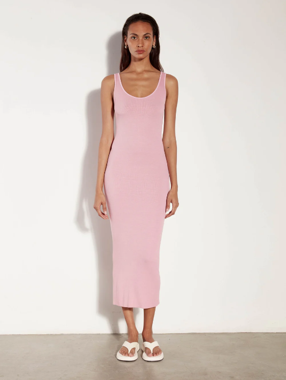 Silk Knit Maxi Dress