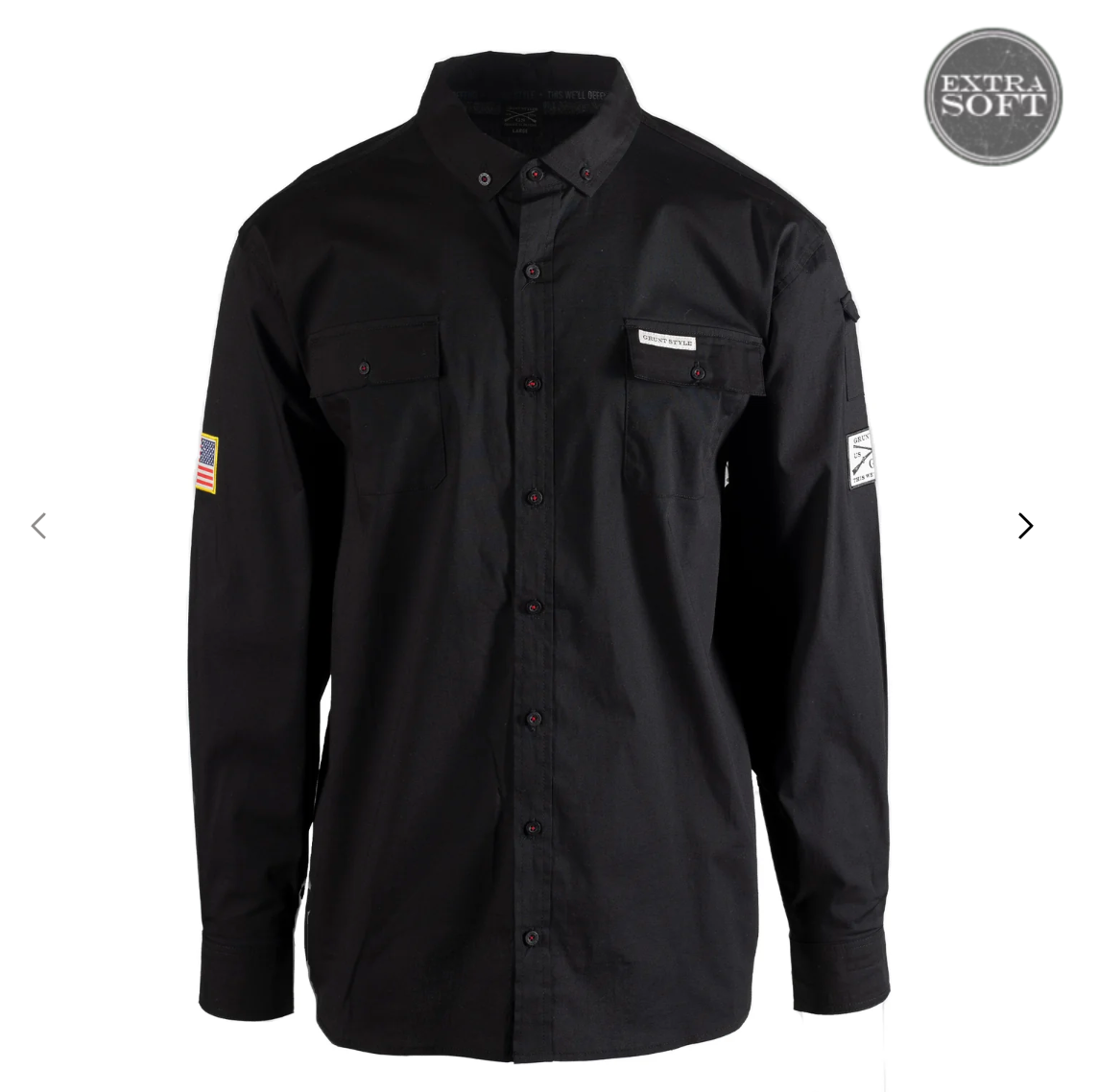 Men's Long Sleeve Garage Button Down