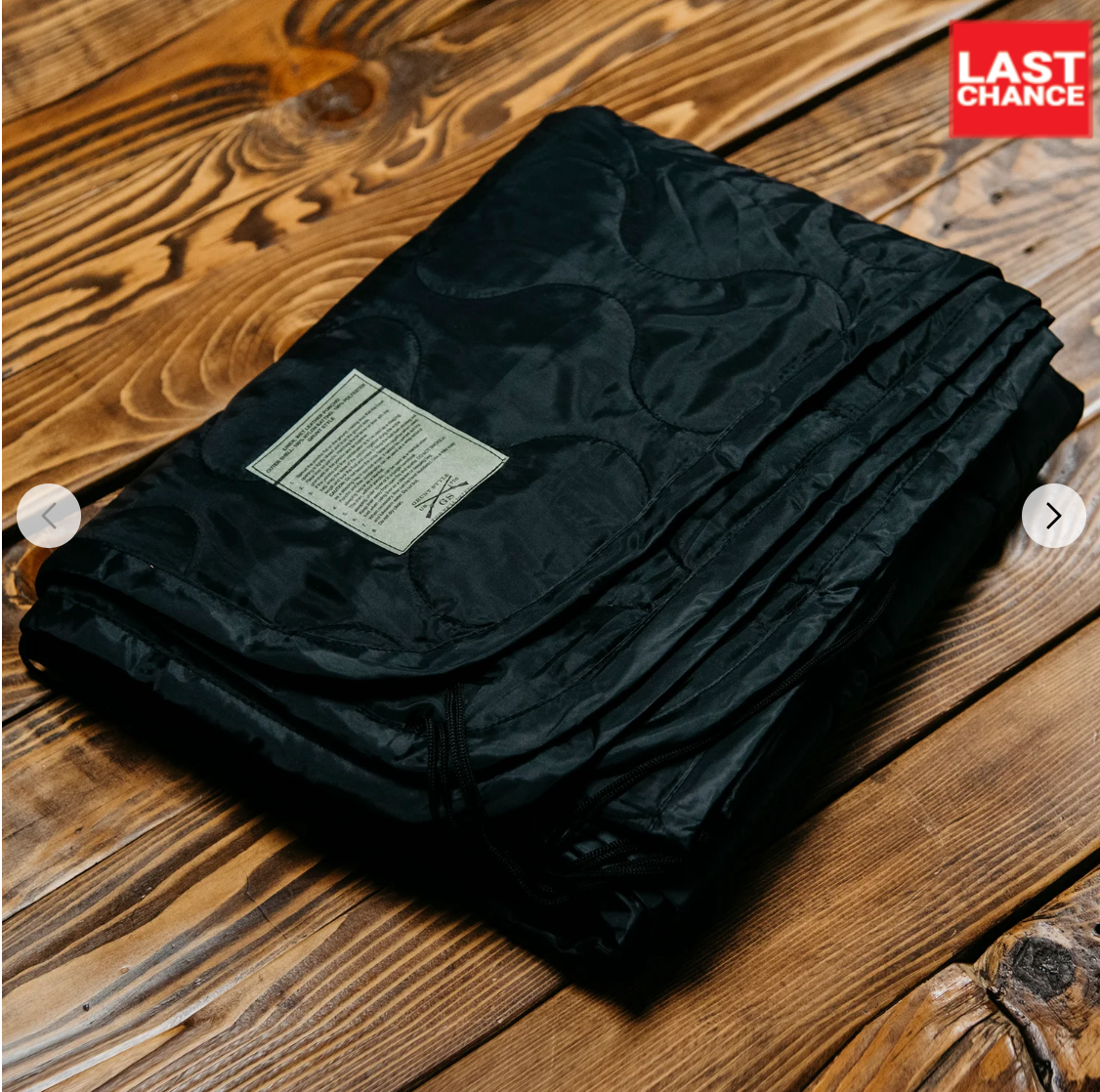 Black Poncho Woobie Blanket - FINAL SALE