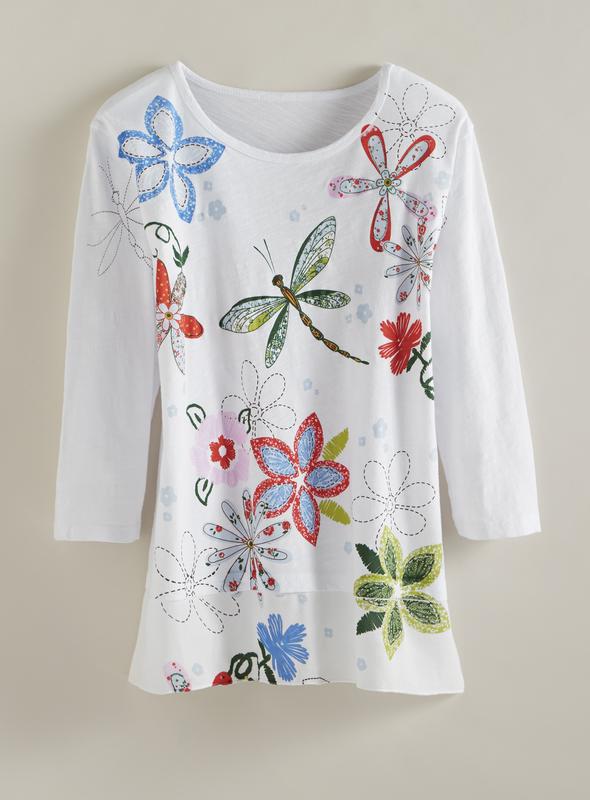 Petalura Patterns Dragonfly Tunic