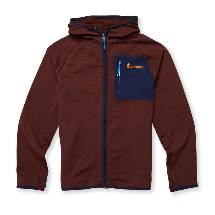 Otero Fleece Full-Zip Hooded Jacket - Men's - Chestnut