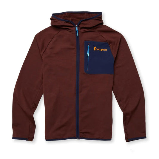 Otero Fleece Full-Zip Hooded Jacket - Men's - Chestnut