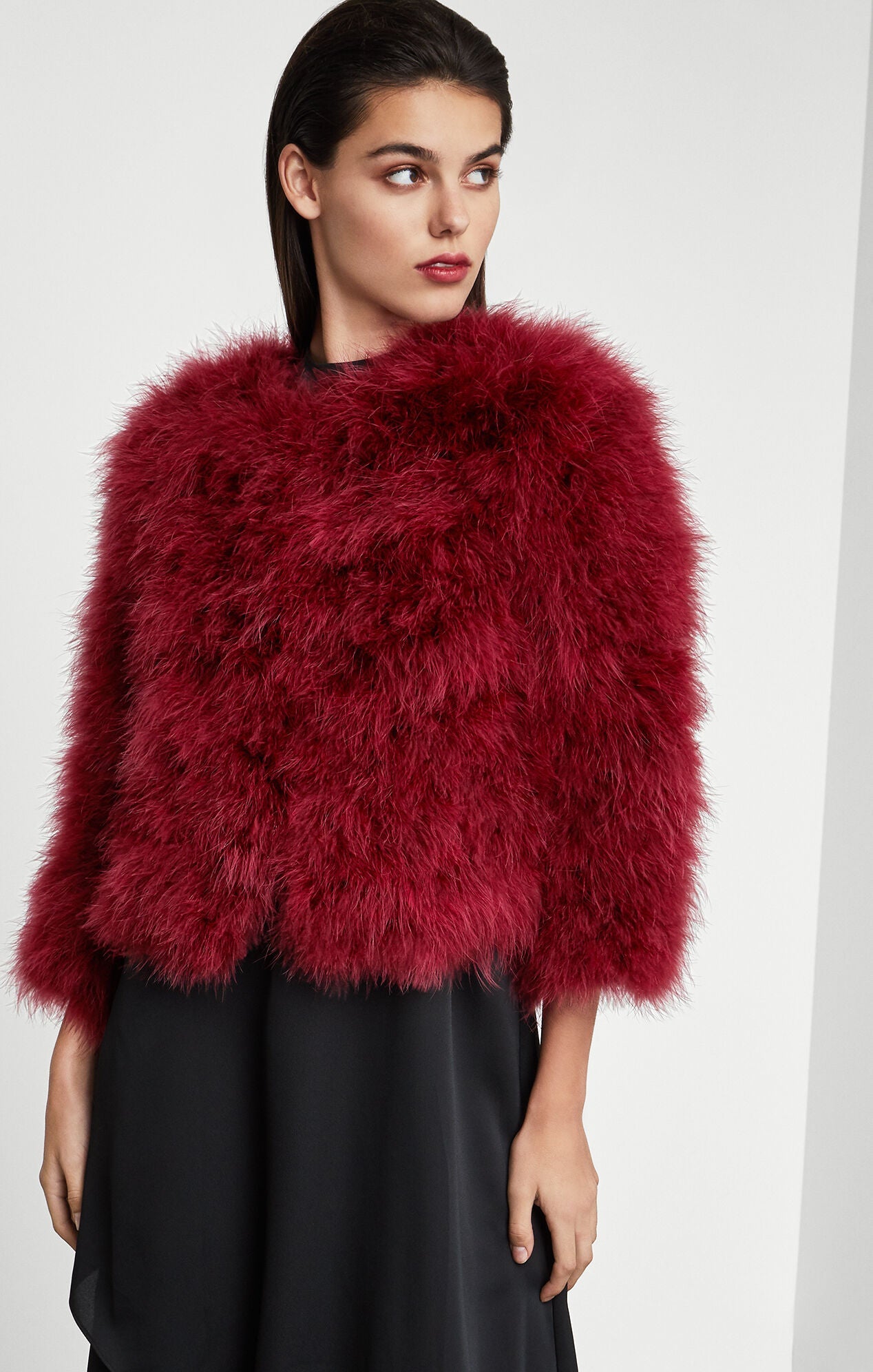 Faith Ostrich Feather Jacket