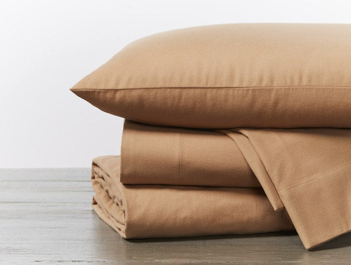 Cloud Brushed Organic Flannel Sheets - Queen