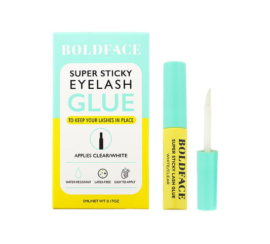 SUPER STICKY LASH GLUE- CLEAR/WHITE