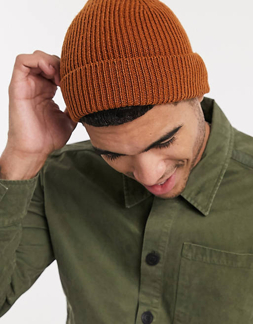 ASOS DESIGN fisherman beanie