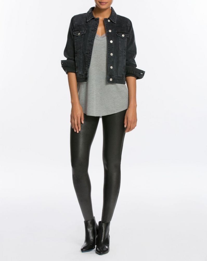 Faux Leather Legging