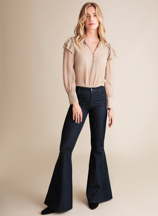 Crystal Fit and Flare Jean