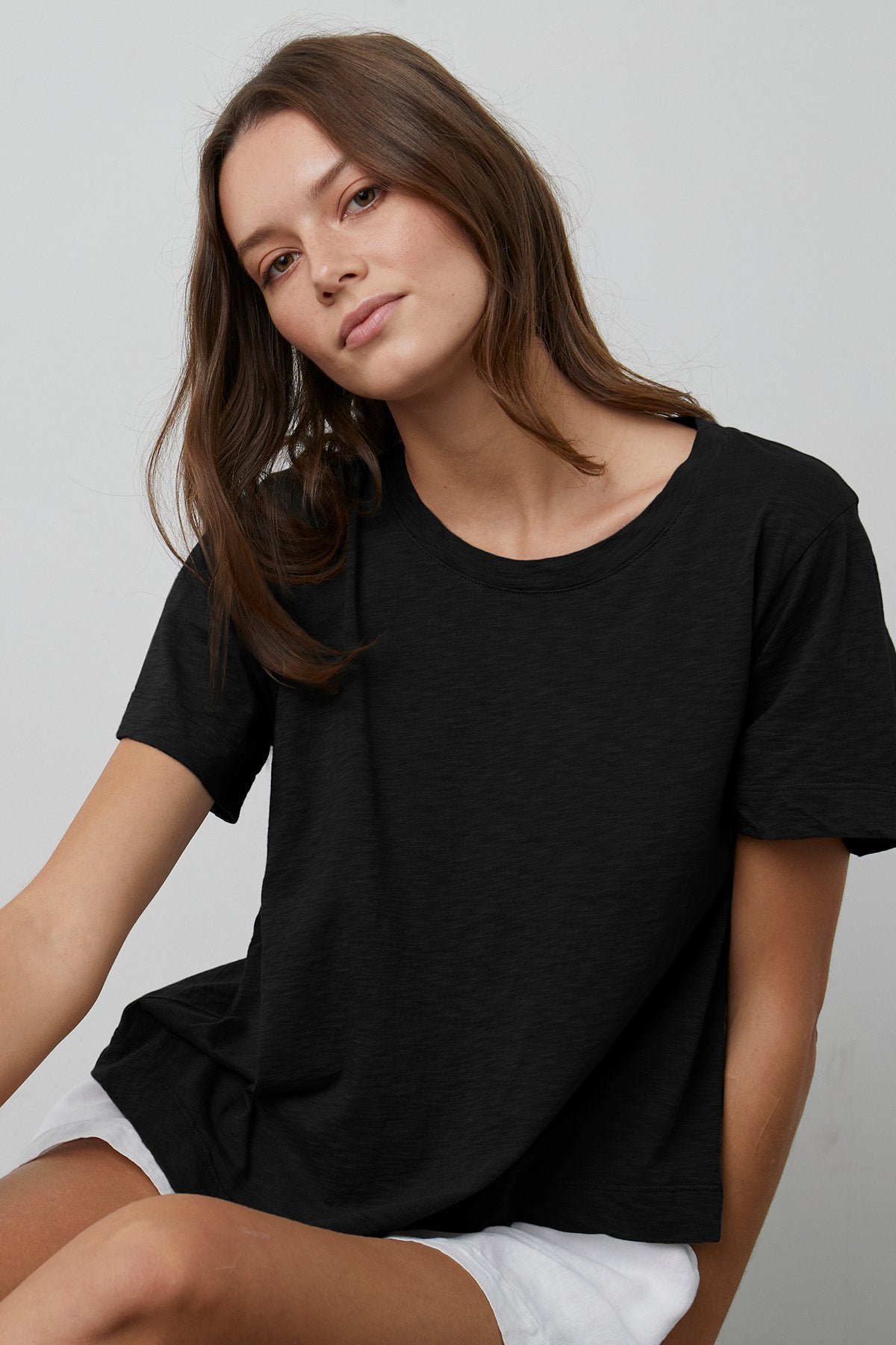 LULA COTTON SLUB SWING TEE