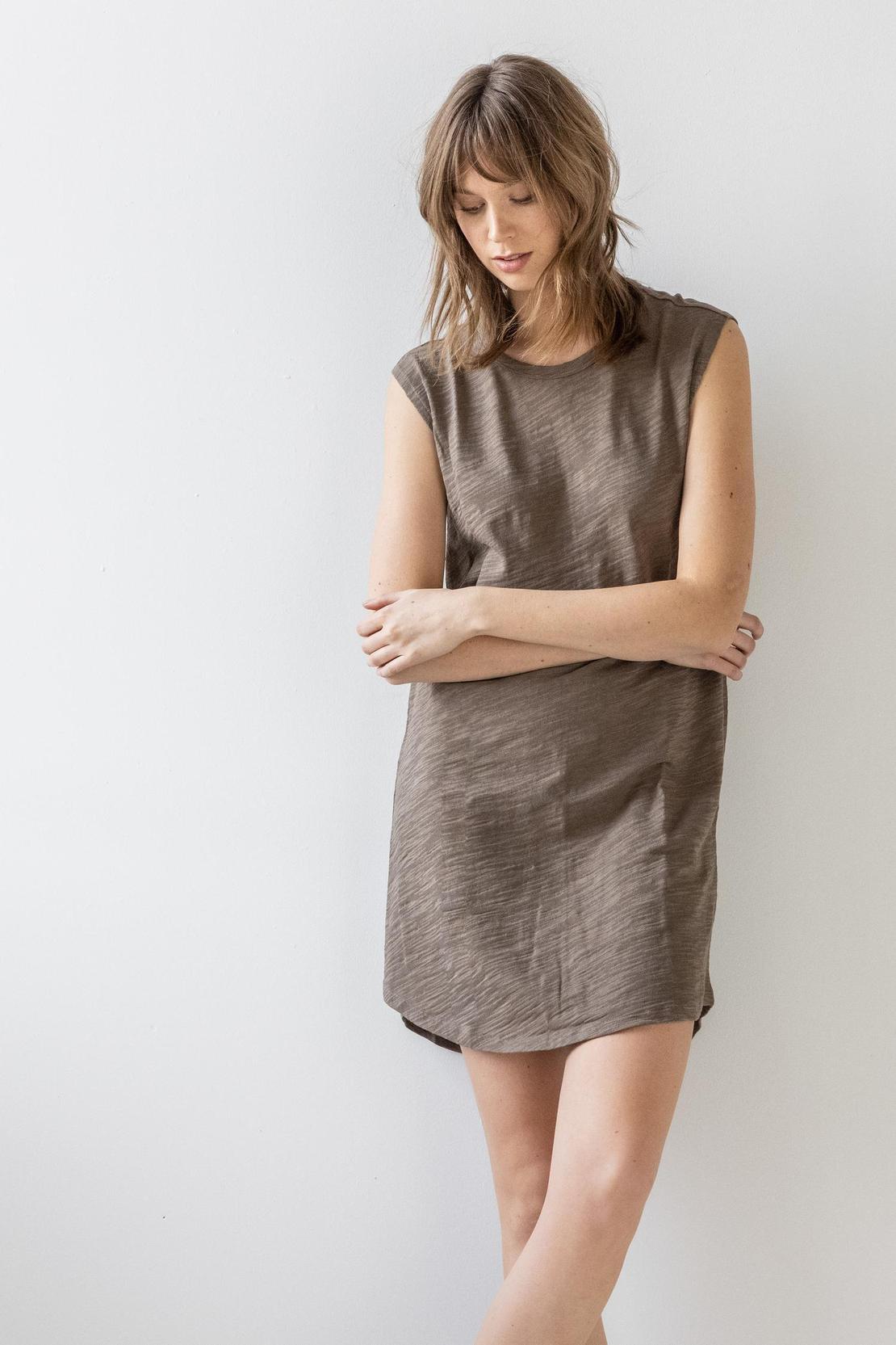 Cap Sleeve Tee Shirt Dress