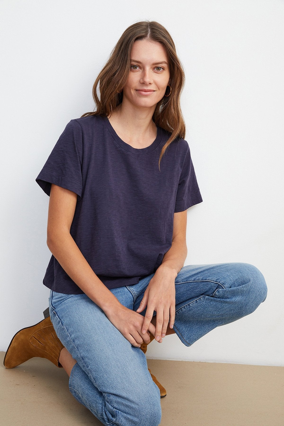 LULA COTTON SLUB SWING TEE
