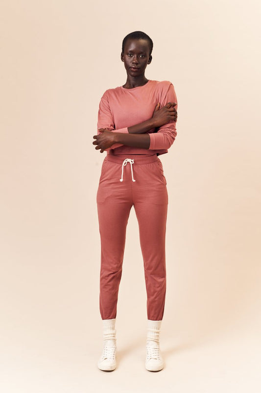 Jersey Tapered Longe Jogger