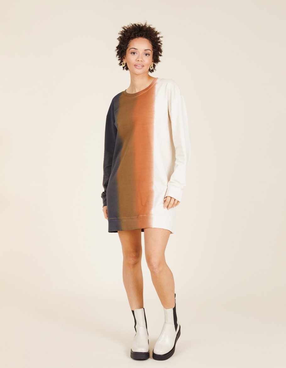 Cecily Tie Dye Sweatshirt Dress