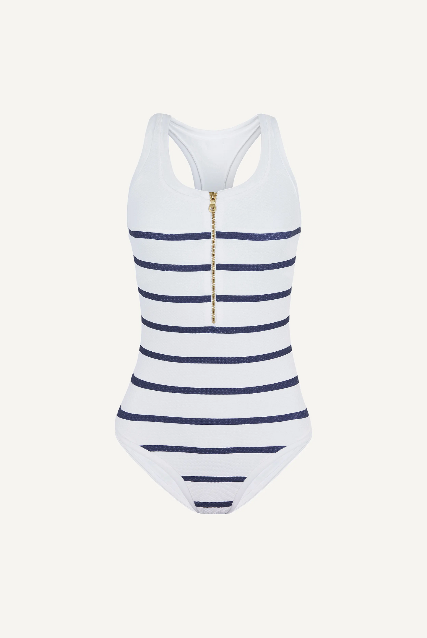 Core Nautical Textured Binding Racer Back One Piece