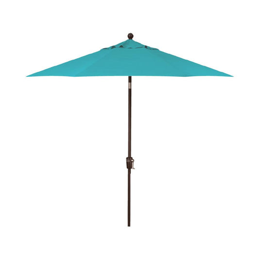 Treasure Garden 9' Push Button Tilt Umbrella with O'bravia2 Fabric
