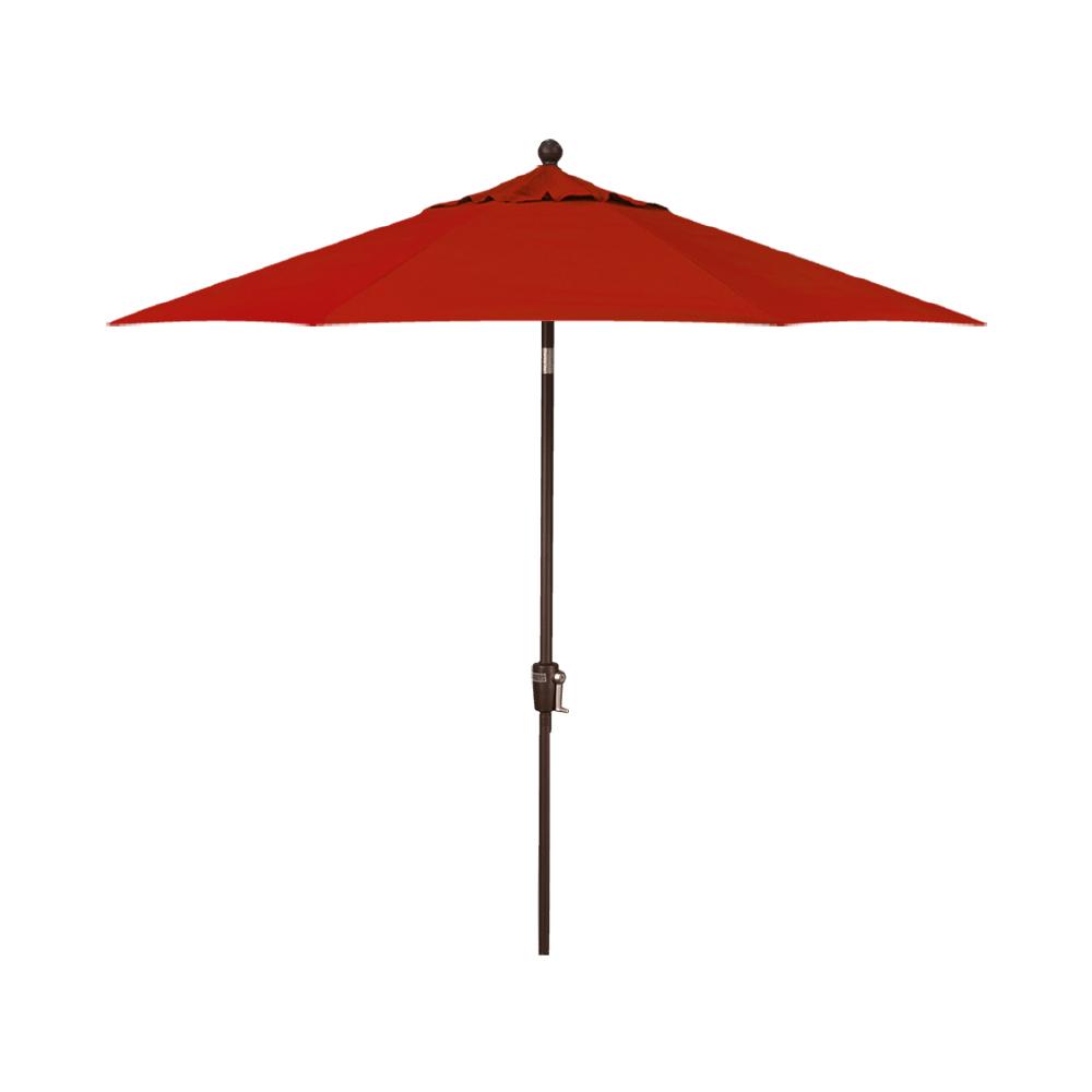 Treasure Garden 9' Push Button Tilt Umbrella with O'bravia2 Fabric