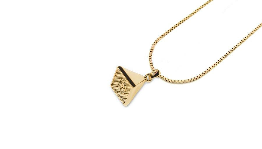 9Five 24k Gold Pyramid Chain