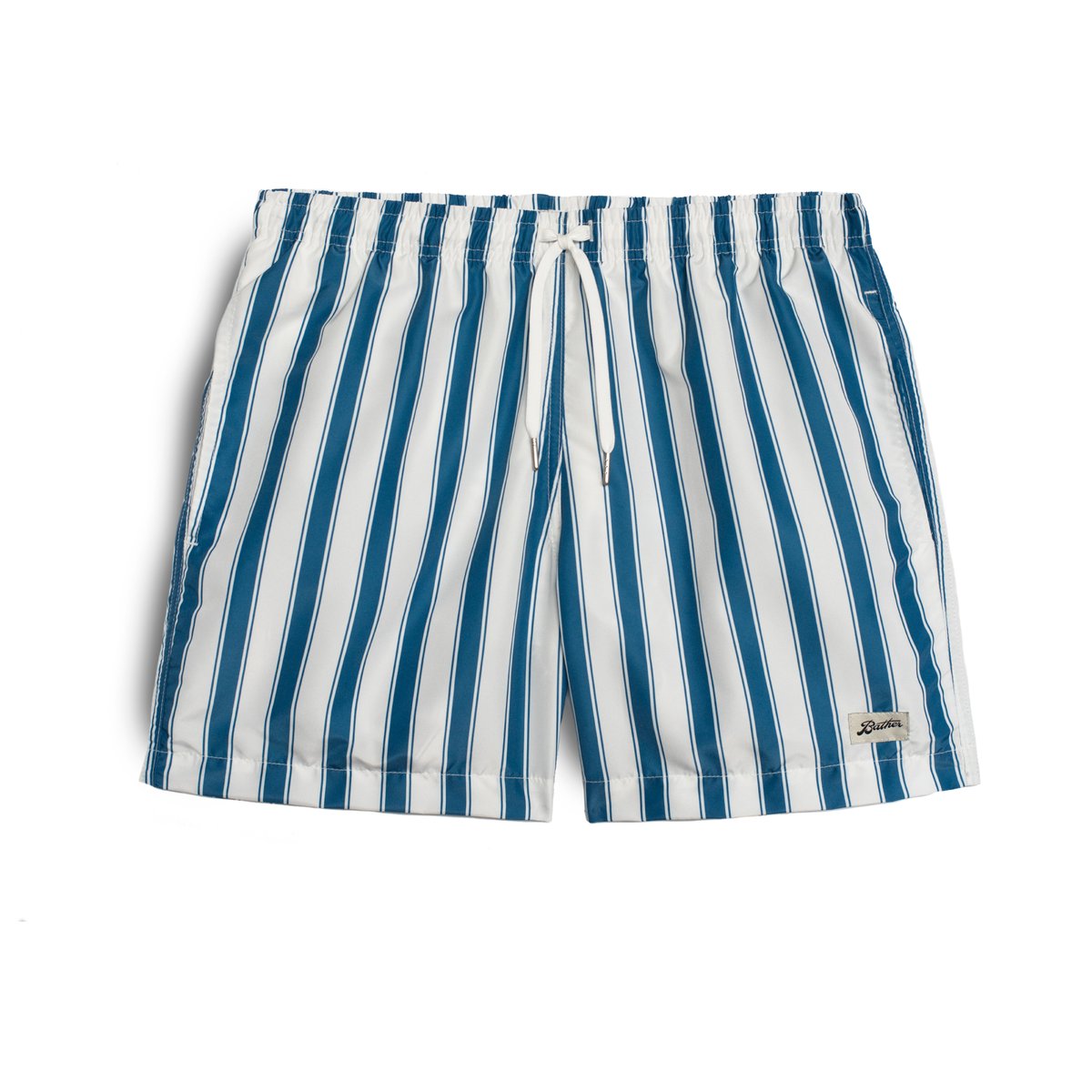 Blue Stripe Swim Trunk