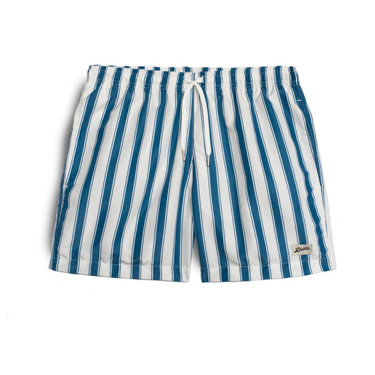 Blue Stripe Swim Trunk