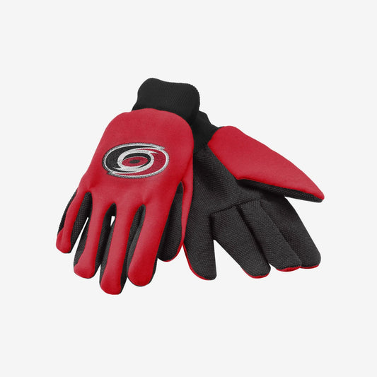 Carolina Hurricanes Colored Palm Utility Gloves