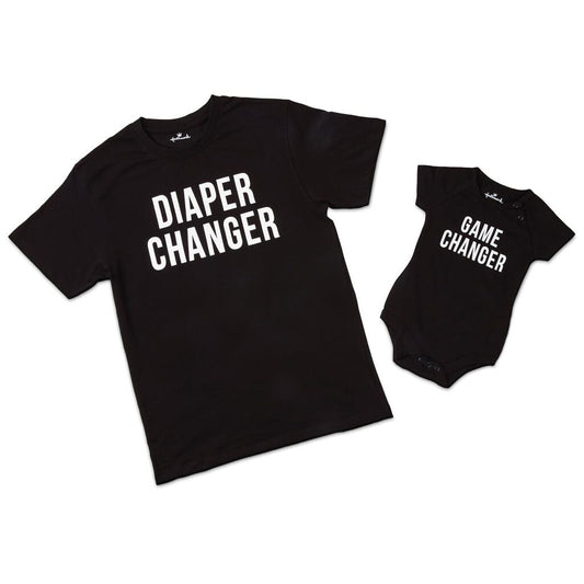Game Changer Diaper Changer T-Shirt and Bodysuit Set