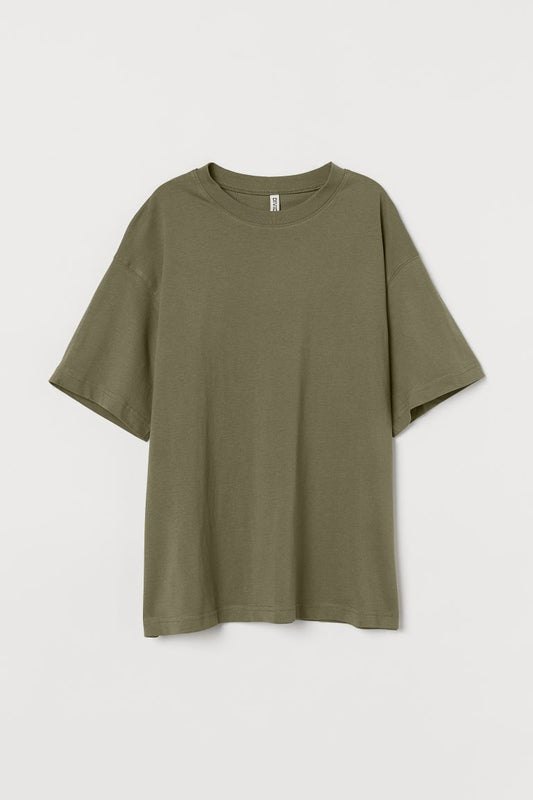 Wide-cut Cotton T-Shirt