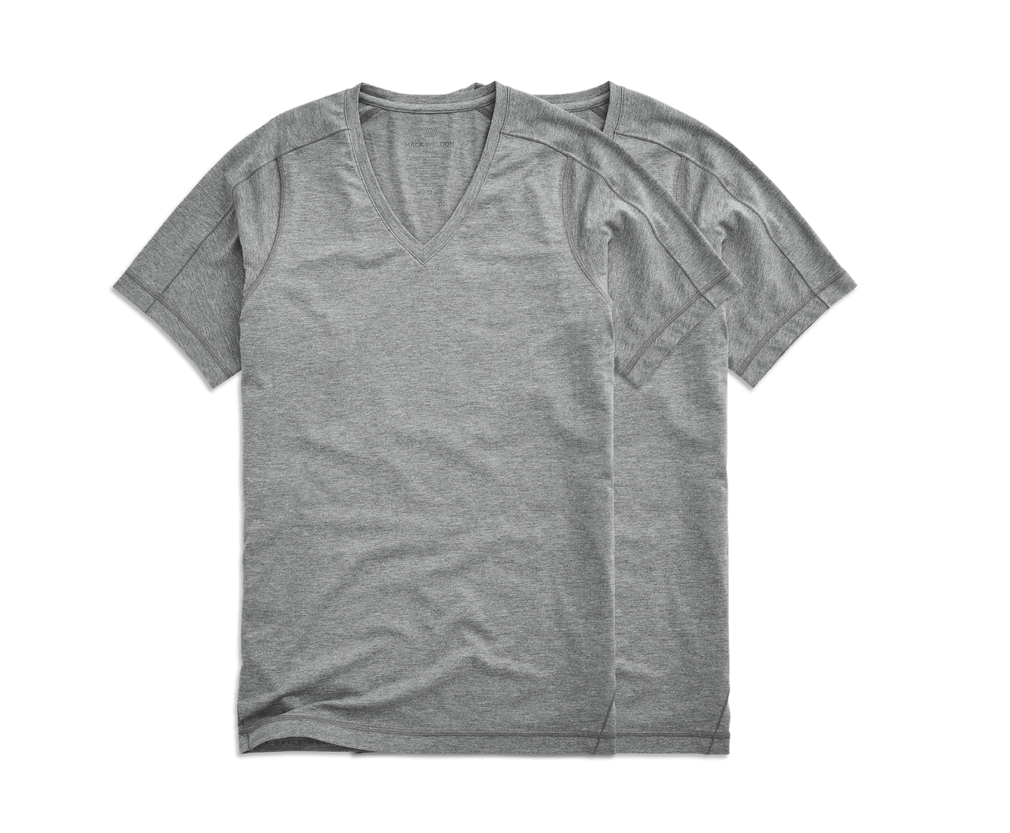 2-Pack 18-Hour Jersey V-Neck Undershirt - Grey Heather