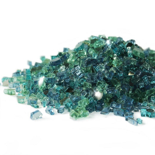 Starfire Glass 1/4" Broken Pre-Mixed Fire Glass (10lbs)