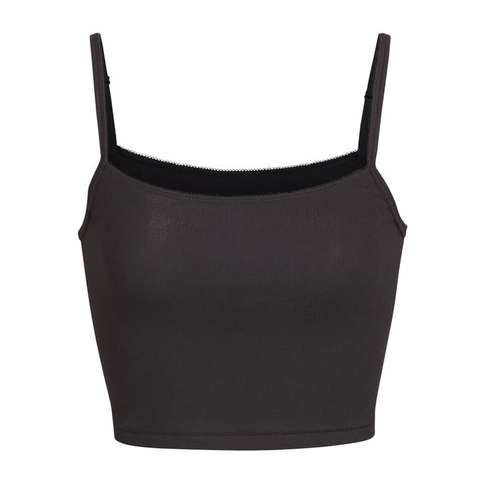 Pointelle Logo Cami