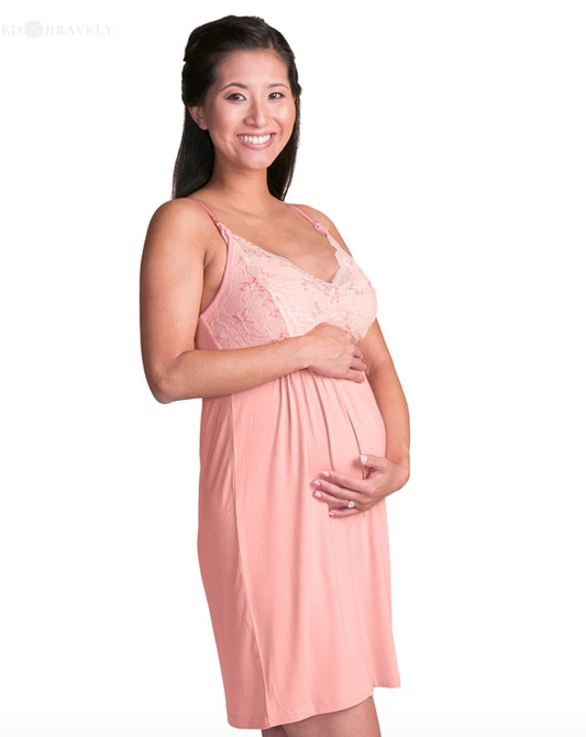 Lucille Maternity & Nursing Nightgown