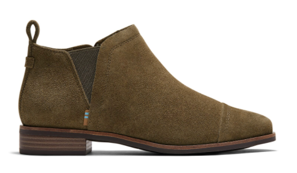 Forest Brown Suede Women's Reese Booties