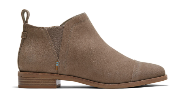 Forest Brown Suede Women's Reese Booties