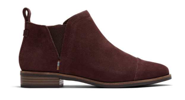 Forest Brown Suede Women's Reese Booties