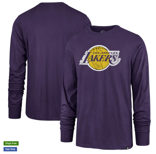 Los Angeles Lakers '47 Super Rival Long Sleeve T-Shirt