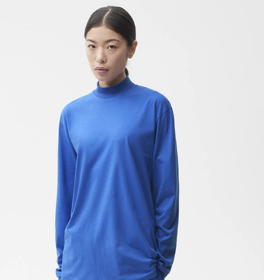 Women's Organic Cotton High Neck Long Sleeve T-Shirt