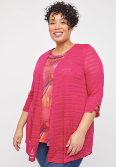 Shadow Stripe Cardigan